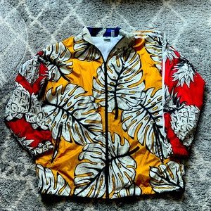 Adidas Tropical Multi Colored Windbreaker